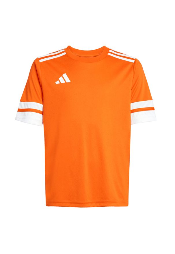 Adidas - Koszulka dla dzieci adidas Squadra25. Kolor: żółty, pomarańczowy, biały, wielokolorowy. Sport: piłka nożna