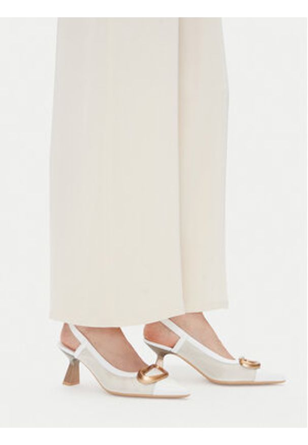 Hispanitas Czółenka Nova HV253957 Biały. Kolor: biały. Materiał: skóra