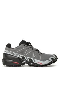 salomon - Salomon Buty do biegania Speedcross 6 L41738000 Szary. Kolor: szary. Materiał: syntetyk. Model: Salomon Speedcross #1