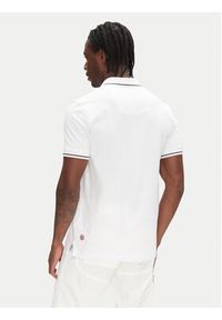 Aeronautica Militare Polo 251PO1850P191 Biały Slim Fit. Typ kołnierza: polo. Kolor: biały. Materiał: bawełna #3