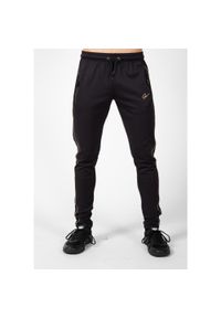 GORILLA WEAR - Spodnie fitness męskie Gorilla Wear Wenden Pants. Kolor: żółty, wielokolorowy, czarny, pomarańczowy. Materiał: dresówka. Sport: fitness