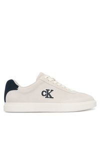 Calvin Klein Sneakersy Low Prof Cupsole Su HM0HM02125 Écru. Materiał: zamsz, skóra #1