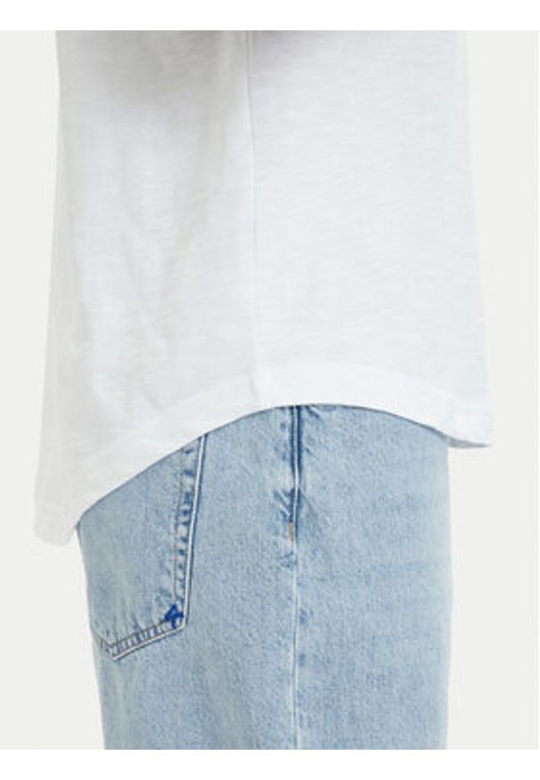 Karl Lagerfeld Jeans T-Shirt B2M17048 Biały Regular Fit. Kolor: biały. Materiał: bawełna