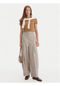 Polo Ralph Lauren T-Shirt 211971872007 Beżowy Slim Fit. Typ kołnierza: polo. Kolor: beżowy. Materiał: bawełna #2