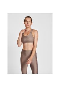 Damski biustonosz sportowy Hummel TE Tola. Kolor: szary, wielokolorowy, zielony. Materiał: jersey. Sport: fitness #1