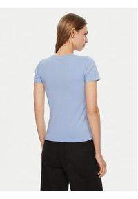 Guess T-Shirt W5RI52 J1314 Granatowy Regular Fit. Kolor: niebieski. Materiał: bawełna #4