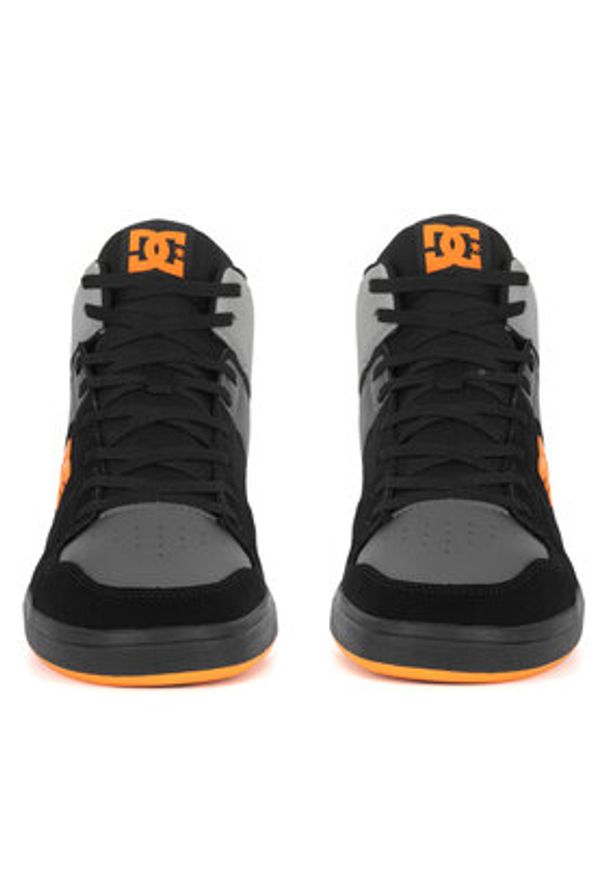 DC Sneakersy CURE HI TOP ADYS400072-XKNS Szary. Kolor: szary. Materiał: skóra