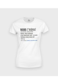 MegaKoszulki - Koszulka damska Mama definicja (+ IMIĘ). Materiał: bawełna #1