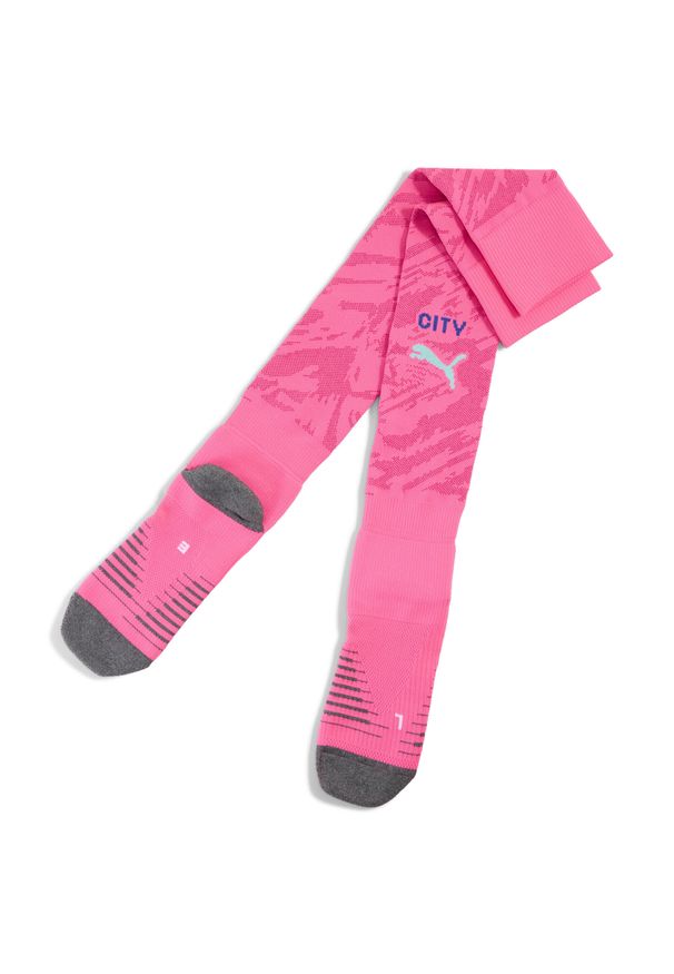 Puma - Męskie skarpety bramkarskie Manchester City 25/26 PUMA. Kolor: różowy. Materiał: tkanina. Sport: piłka nożna