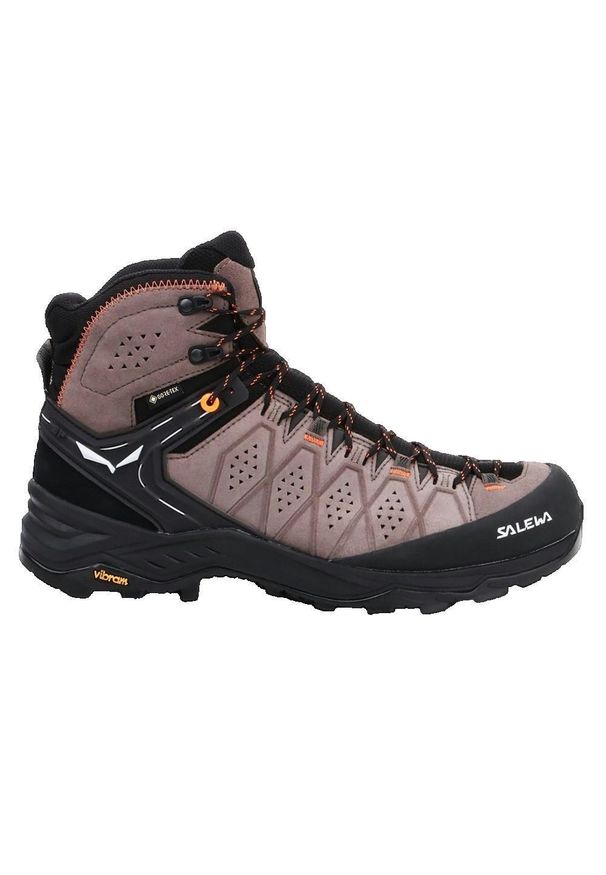 Buty trekkingowe Salewa Ms Alp 2. Kolor: beżowy. Materiał: materiał, syntetyk, guma, zamsz. Sezon: zima