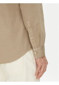 Calvin Klein Koszula K10K114200 Beżowy Comfort Fit. Kolor: beżowy. Materiał: bawełna #4
