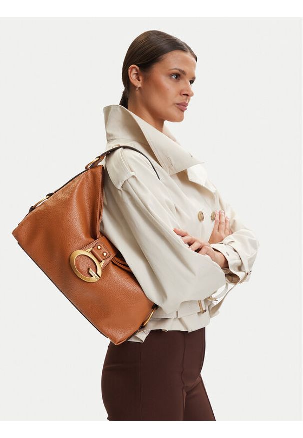 Guess Torebka Camden HWBB93 08180 Brązowy. Kolor: brązowy. Materiał: skórzane