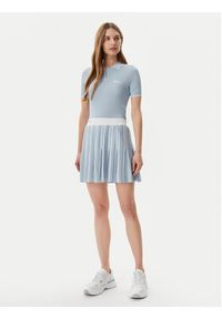 Guess Polo V5GP00Z3D60 Niebieski Slim Fit. Typ kołnierza: polo. Kolor: niebieski. Materiał: wiskoza #5