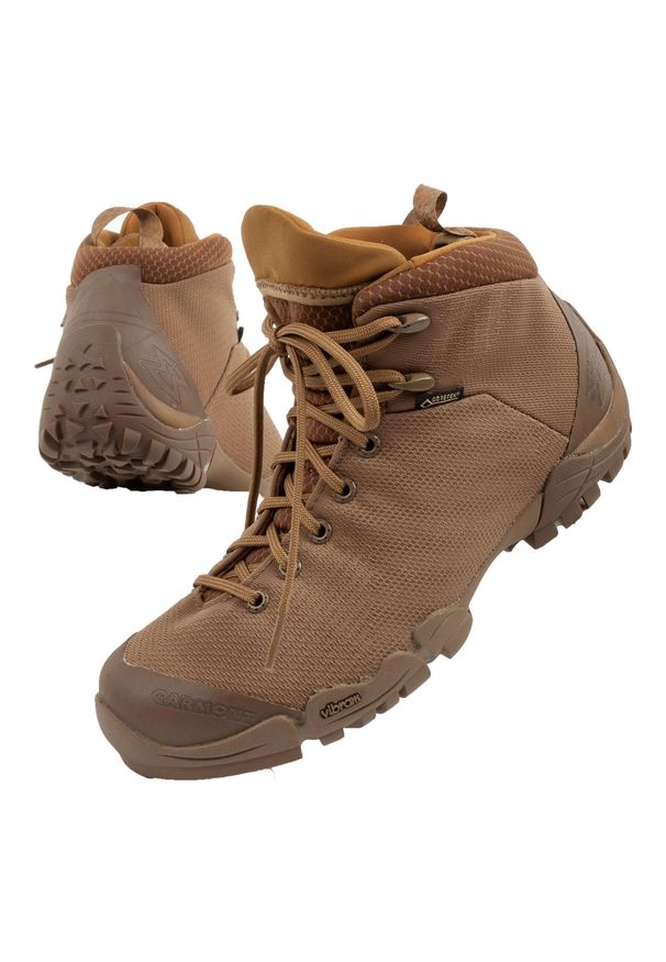Buty trekkingowe damskie Garmont Nemesis 4.0 GORE-TEX. Kolor: brązowy. Materiał: materiał, syntetyk. Szerokość cholewki: normalna. Technologia: Gore-Tex. Sport: turystyka piesza
