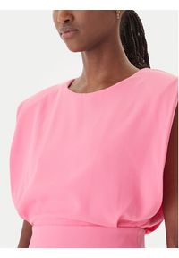 Rinascimento Sukienka koktajlowa CFC0127570003 Różowy Slim Fit. Kolor: różowy. Materiał: syntetyk. Styl: wizytowy #6