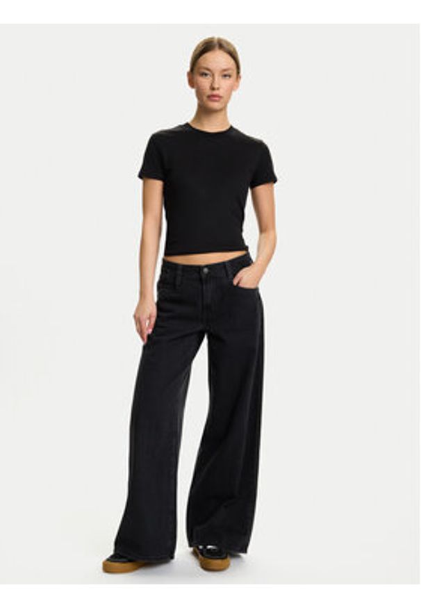 Levi's® Jeansy 94 Baggy A5929-0006 Czarny Wide Leg. Kolor: czarny