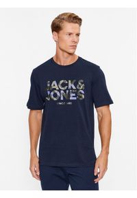 Jack & Jones - Jack&Jones T-Shirt 12235189 Granatowy Regular Fit. Kolor: niebieski. Materiał: bawełna #1