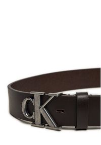 Calvin Klein Jeans Pasek Męski K50K512068 Brązowy. Kolor: brązowy. Materiał: skóra #3