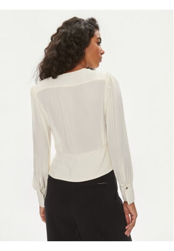 Liu Jo Bluzka CA4044 TS055 Écru Regular Fit. Materiał: syntetyk
