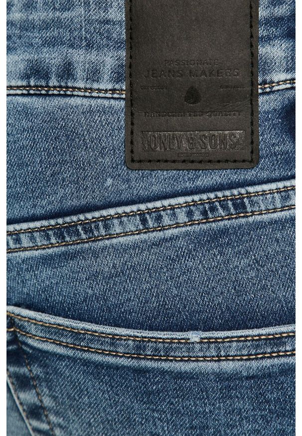Only & Sons - Jeansy. Kolor: niebieski