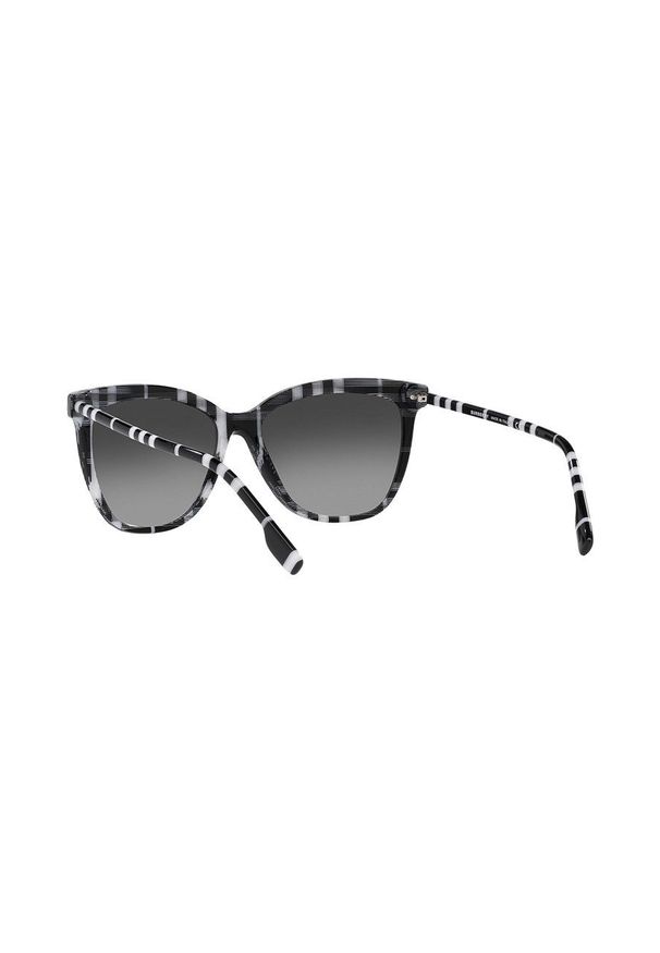Burberry okulary przeciwsłoneczne damskie kolor czarny. Kolor: czarny