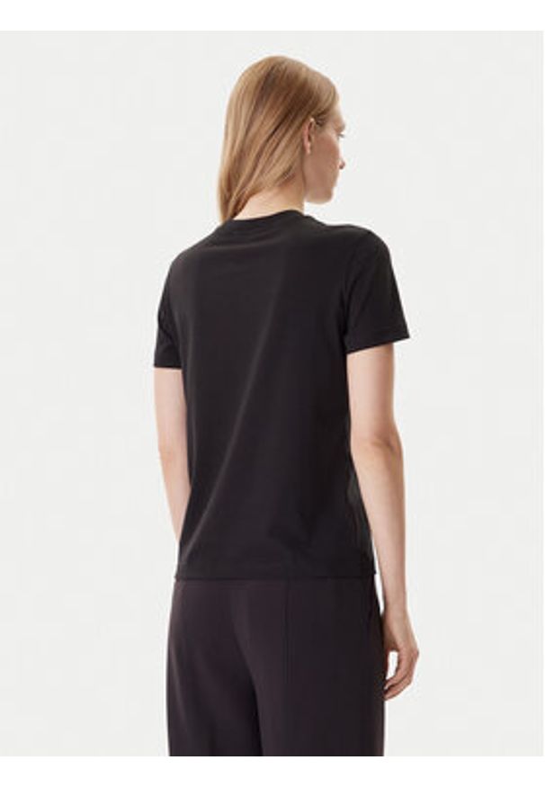 Versace Jeans Couture T-Shirt 79HAHP04 CJ01P Czarny Regular Fit. Kolor: czarny. Materiał: bawełna