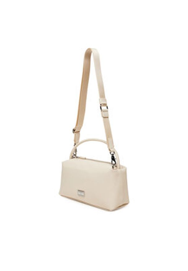 Tommy Jeans Torebka Tjw American Cool Shoulder Bag AW0AW17531 Beżowy. Kolor: beżowy. Materiał: skórzane