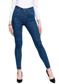 Lee - LEE IVY DAMSKIE SPODNIE JEANSOWE DARK MONO L32EPQXM