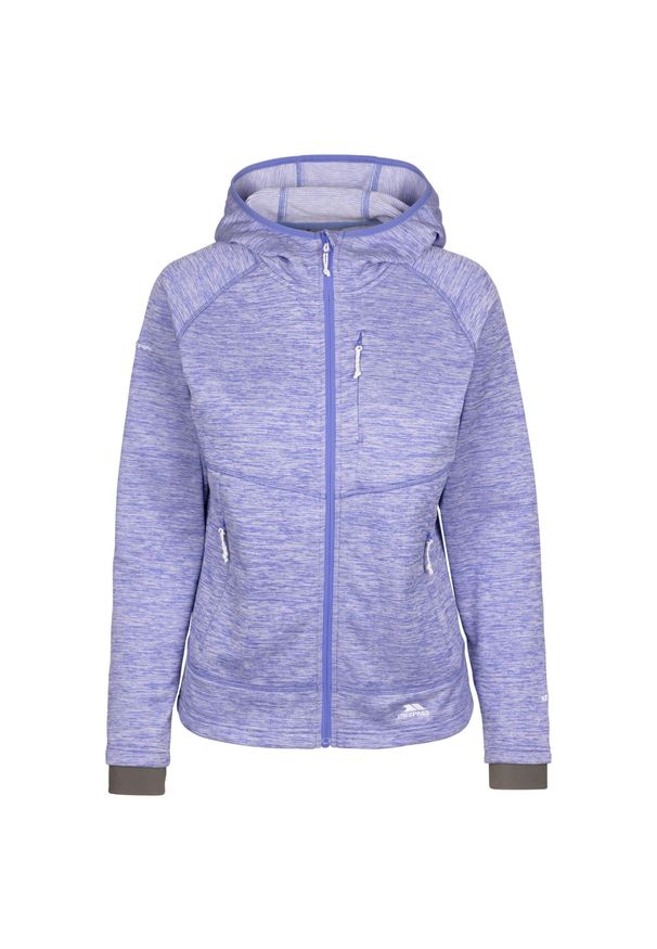 TRESPASS - Damska Bluza Polarowa AT200. Kolor: szary, niebieski, wielokolorowy. Materiał: polar. Sezon: zima. Styl: sportowy. Sport: turystyka piesza