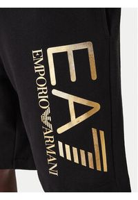 EA7 Emporio Armani Szorty sportowe 7M001414 AF22266 MC004 Czarny Regular Fit. Kolor: czarny. Materiał: bawełna. Styl: sportowy #2