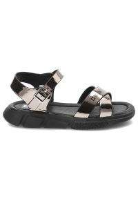Big-Star - Czarne Sandały Big Star Dziewczęce Buty Na Lato. Okazja: na co dzień. Zapięcie: pasek. Kolor: czarny. Sezon: lato. Styl: elegancki, casual #7