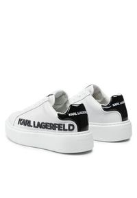 Karl Lagerfeld - KARL LAGERFELD Sneakersy KL62210 Biały. Kolor: biały. Materiał: skóra #5