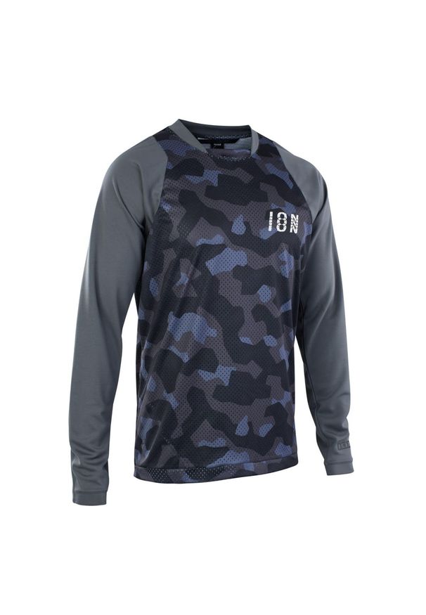 Longsleeve rowerowy męski ION Scrub. Kolor: szary. Długość rękawa: długi rękaw. Sport: kolarstwo
