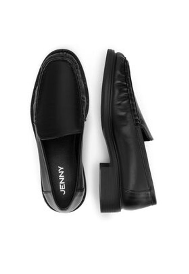 Jenny - JENNY Mokasyny HY13378-9 Czarny. Kolor: czarny. Materiał: syntetyk, materiał
