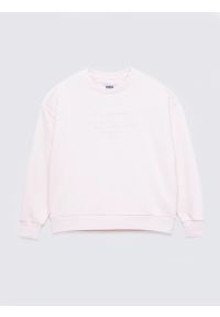 Big-Star - Bluza damska z haftem pudrowy róż Ellsa 600. Okazja: na co dzień. Kolor: różowy. Materiał: jeans, dresówka, dzianina. Wzór: haft. Styl: klasyczny, casual #4