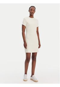 Guess Sukienka codzienna V6GK07 K3002 Écru Regular Fit. Okazja: na co dzień. Materiał: syntetyk. Typ sukienki: proste. Styl: casual #5