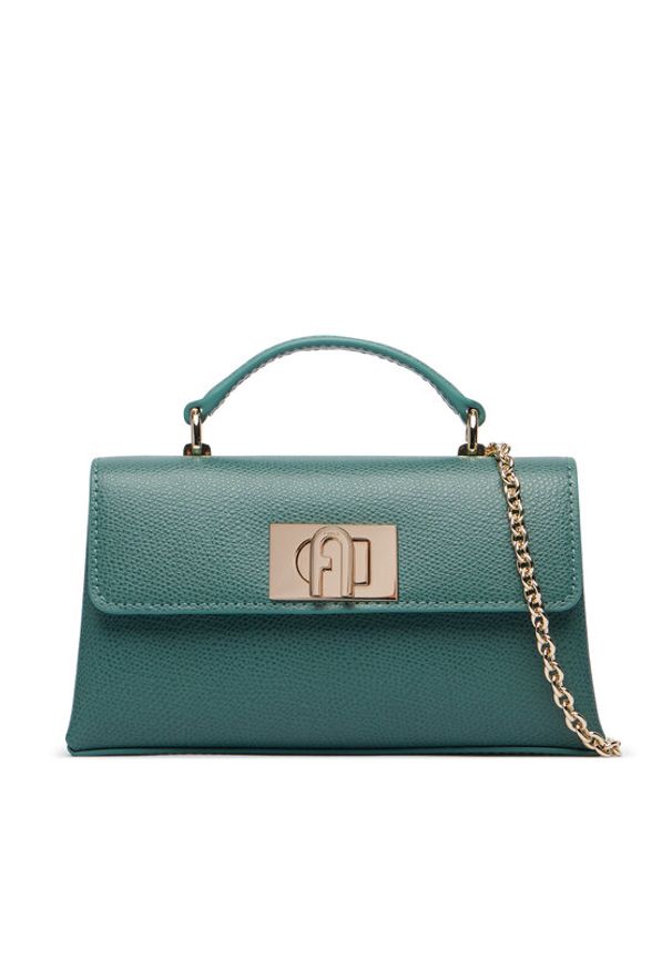 Furla Torebka 1927 Mini WE00423 ARE000 CN 4899S Zielony ciemny. Kolor: zielony. Materiał: skórzane