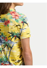 Polo Ralph Lauren T-Shirt 710963813001 Żółty Custom Slim Fit. Typ kołnierza: polo. Kolor: żółty. Materiał: bawełna #6