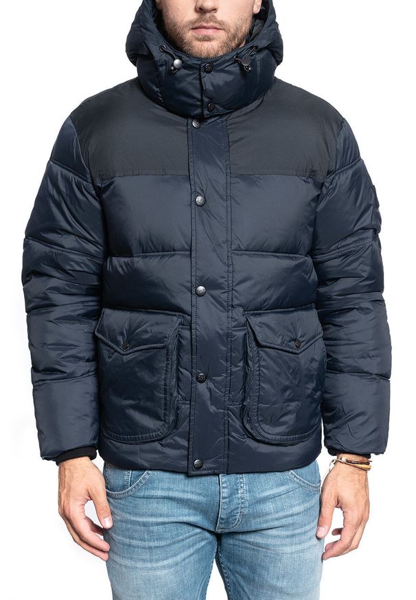 Lee - LEE PUFFER JACKET MĘSKA KURTKA ZIMOWA BLACK L86NSZ01 112122737. Sezon: zima
