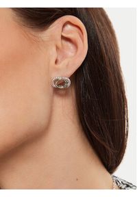 Guess Kolczyki JUBE04 511JW Srebrny. Materiał: metalowe. Kolor: srebrny