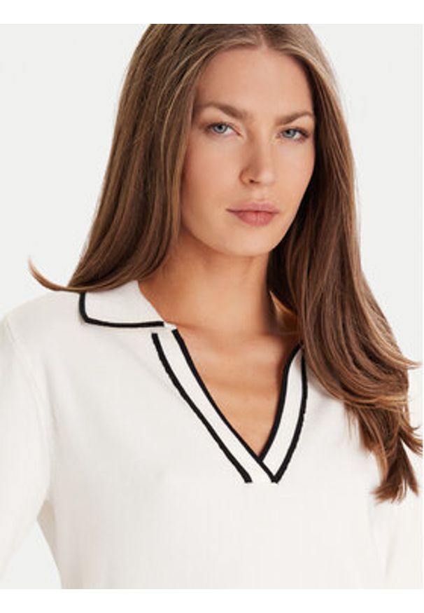 Morgan Sweter 252-MCOLO Écru Regular Fit. Materiał: syntetyk