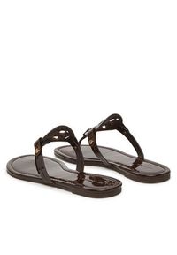Tory Burch Japonki 11743 Brązowy. Kolor: brązowy. Materiał: skóra #5