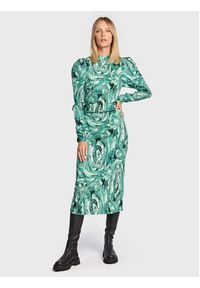 GESTUZ - Gestuz Sukienka koktajlowa Ravagz 10906551 Zielony Slim Fit. Kolor: zielony. Materiał: wiskoza. Styl: wizytowy #4