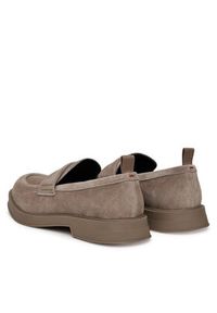 Hugo - HUGO Mokasyny Lenner 50546709 Beżowy. Kolor: beżowy. Materiał: zamsz, skóra #5