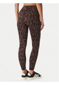 Adidas - adidas Legginsy Optime Power Leopard KF9094 Brązowy Slim Fit. Kolor: brązowy. Materiał: syntetyk #5