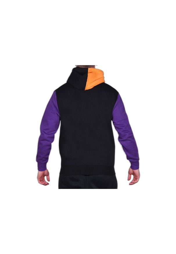 Mitchell & Ness - Bluza polar z kapturem Los Angeles Lakers NBA Color Blocked. Typ kołnierza: kaptur. Kolor: czarny. Materiał: polar