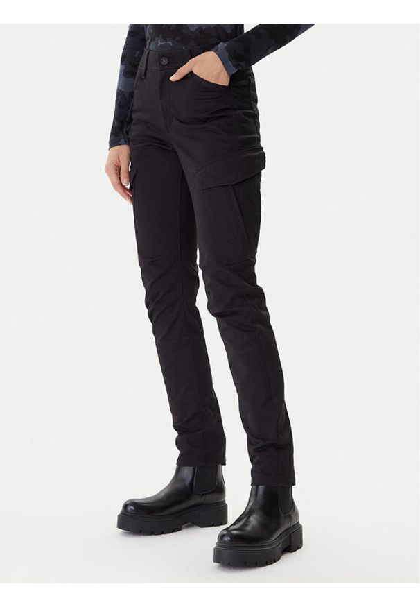 G-Star RAW - G-Star Raw Spodnie materiałowe Cargo D27017-5126 Czarny Slim Fit. Kolor: czarny. Materiał: bawełna