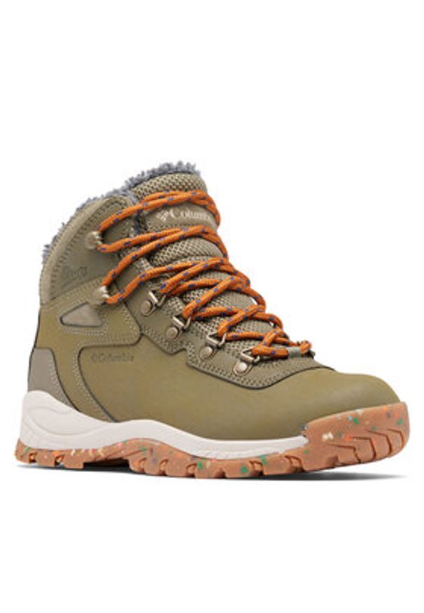 columbia - Columbia Trekkingi Newton Ridge Wp Omni-Heat II 2100221 Zielony. Kolor: zielony. Materiał: skóra