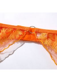 Intica - Komplet bielizny z delikatnych materiałów na romantyczne wieczory Katyusha. Kolor: pomarańczowy. Materiał: materiał #3