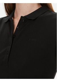 BOSS - Boss Polo Epola 50490960 Czarny Slim Fit. Typ kołnierza: polo. Kolor: czarny. Materiał: bawełna